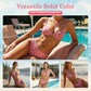 ✨ Set bikini cu model vintage roz – Îți conferă un farmec unic!
