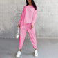 🔥Set de top cu tiv neregulat și pantaloni casual pentru femei