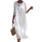 💝50% REDUCERE💃Rochie midi lejeră pentru femei, cu broderie