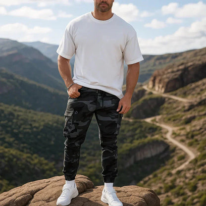 🛠️ 👖 Pantaloni de lucru tactici durabili - multe buzunare funcționale, perfecți pentru munca în aer liber 🌲