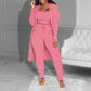 💖Set casual din 3 piese tricotate – top scurt, cardigan și pantaloni
