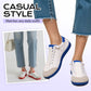 🔥【EU36-45】👍Adidași casual pentru femei cu vârf larg👟