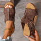 ✨【EU36-43】🔥Sandale cu platformă și vârf decupat pentru femei👡