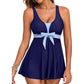 🩱Costum de baie tankini din două piese pentru femei, cu pantaloni scurți🌴