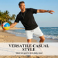 🩳Pantaloni scurți casual pentru bărbați, din tricot waffle, cu șnur