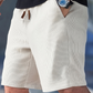 🩳Pantaloni scurți casual pentru bărbați, din tricot waffle, cu șnur
