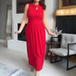 🌹Rochie maxi elegantă de damă cu decolteu ascuțit