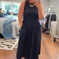 🌹Rochie maxi elegantă de damă cu decolteu ascuțit