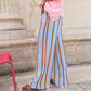 🌸Pantaloni casual cu dungi și croi larg pentru femei