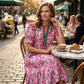 👗 50% reducere! 🌸 Rochie lungă florală cu volane – mâneci bufante, fluidă și confortabilă, elegantă ✨