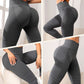 Pantaloni de yoga slim fit, foarte elastici