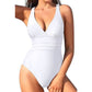 🩱Costum de baie întreg, sexy, cu bretele și decolteu în spate, pentru femei