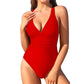 🩱Costum de baie întreg, sexy, cu bretele și decolteu în spate, pentru femei