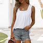 👚 REDUCERE DE 60%! 🌸 Tricou fără mâneci cu guler pătrat – Material moale, croială la modă și versatilă ✨