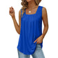 👚 REDUCERE DE 60%! 🌸 Tricou fără mâneci cu guler pătrat – Material moale, croială la modă și versatilă ✨