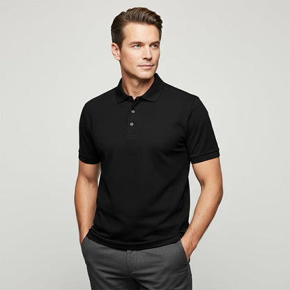 👔Tricou bărbătesc cu guler și mânecă scurtă, cu uscare rapidă