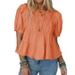 🎀👕Ofertă specială pentru noile produse: 40% reducere🎁Bluză cu mâneci bufante, smocuri și volane