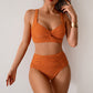 📢📢REDUCERE DE 50%!! 🏖️S-3XL👙Set de bikini cu bretele subțiri, din două piese