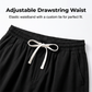 Pantaloni casual pentru bărbați, cu croială largă și șnur