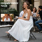 Rochie maxi cu gât halter, fără spate și în straturi