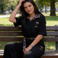 Set din două piese pentru femei: bluză și pantaloni casual