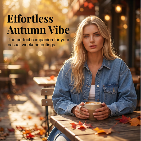 Jachetă casual din denim cu mâneci lungi