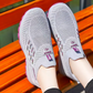 🔥Reducere de 45% până la epuizarea stocului!🎉 Pantofi fără șireturi cu suport ortopedic pentru arcada plantară, din material Fly Knit