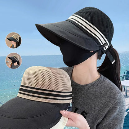 🌞🌴 Pălărie de soare la modă și respirabilă pentru femei 👒