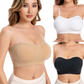 Sutien bandeau fără sutien pentru femei, cu bretele detașabile