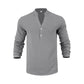 ☁️Treu henley casual de toamnă pentru bărbați