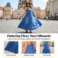 👗 REDUCERE 40% ACUM! ✨ Rochie Denim Maxi, Lejeră, cu Decolteu în V – Confortabilă, Versatilă și Perfectă pentru Purtarea de Zi cu Zi 🌸
