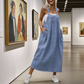 💃 Reducere limitată ❤️🥰 Rochie-salopetă lejeră pentru femei, cu buzunare