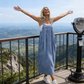 💃 Reducere limitată ❤️🥰 Rochie-salopetă lejeră pentru femei, cu buzunare