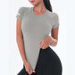 Tricou pentru femei, cu croială slim-fit și uscare rapidă