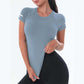 Tricou pentru femei, cu croială slim-fit și uscare rapidă