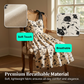 👗Rochie florală pentru femei, cu decolteu în formă de inimă și bretele legate