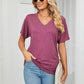 💕V-Neck culoare solidă vrac doamnelor topuri🌷