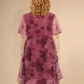 👗Elegant mare dimensiune vrac sifon imprimate rochii