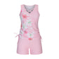 Costum de baie tankini din două piese, cu imprimeu, pentru femei