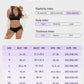 💖ULTIMA ZI DE REDUCERI 49%💕Set bikini din două piese cu decolteu în V și șnururi, marca Petal Hollow
