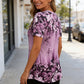 💝Reducere de 49%👚Bluză elegantă cu mâneci scurte și imprimeu floral pentru femei