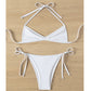 📢📢REDUCERE de 40% !! ⏰Costum de baie sexy triunghi cu șnururi