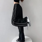 📢📢REDUCERE 40% !! ⏰Pantaloni Casual pentru Femei, cu Șnur Lateral, Talie Largă