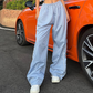 📢📢REDUCERE 40% !! ⏰Pantaloni Casual pentru Femei, cu Șnur Lateral, Talie Largă
