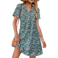 🥳VÂNZARE FERICITĂ DE VARĂ🥳💞50K+ VÂNDUTE!💥REDUCERE 50%! 🔥Rochie Casual pentru Femei, Croială Largă, cu Mânecă Scurtă