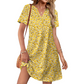 🥳VÂNZARE FERICITĂ DE VARĂ🥳💞50K+ VÂNDUTE!💥REDUCERE 50%! 🔥Rochie Casual pentru Femei, Croială Largă, cu Mânecă Scurtă