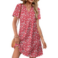 🥳VÂNZARE FERICITĂ DE VARĂ🥳💞50K+ VÂNDUTE!💥REDUCERE 50%! 🔥Rochie Casual pentru Femei, Croială Largă, cu Mânecă Scurtă