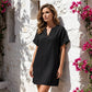 💝Reducere de 40%💝Rochie Casual pentru Femei cu Decolteu în V și Mânecă Scurtă