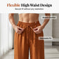 📢📢REDUCERE DE 40%!! ✨👖Pantaloni largi pentru femei cu talie înaltă, casual