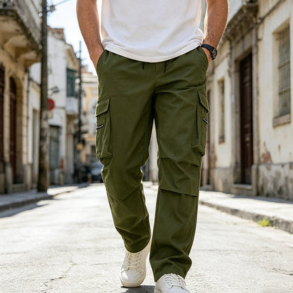 🔥Vânzare fierbinte 2026 REDUCERE 40%🔥Pantaloni Tactici Cargo pentru Bărbați cu Mulițe de Buzunare